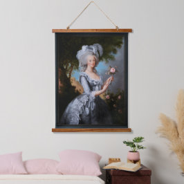 Marie Antoinette Met Een Roos Hangend Wandkleed