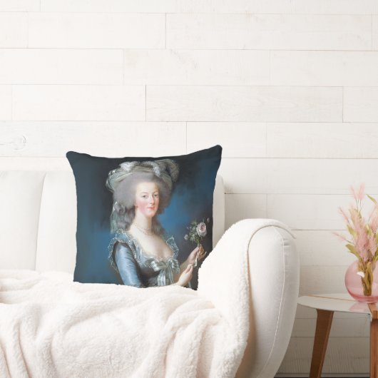 Marie Antoinette met een roos Kussen (Bank)