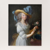 Marie Antoinette met een roos Legpuzzel (Verticaal)