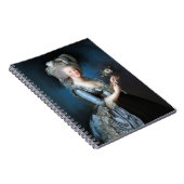 Marie Antoinette met een roos Notitieboek (Rechterzijde)