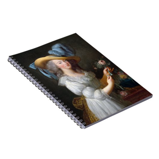 Marie Antoinette met een roos Notitieboek (Rechterzijde)