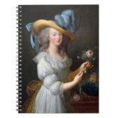 Marie Antoinette met een roos Notitieboek (Voorkant)