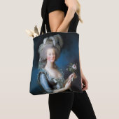 Marie Antoinette met een roos Tote Bag (Dichtbij)