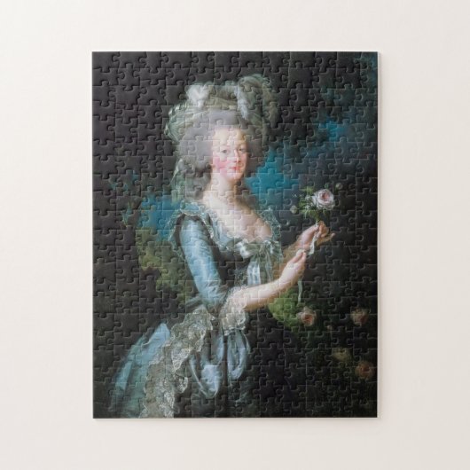 Marie Antoinette met een Roos van Elisabeth Le Bru Legpuzzel (Verticaal)