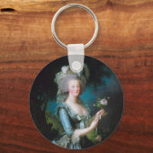 Marie-Antoinette met het Roos van Elisabeth Lebrun Sleutelhanger (Voorkant)
