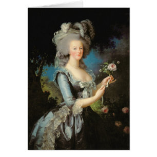 Marie Antoinette met Roos 1783