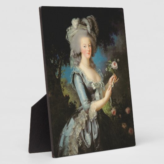 Marie Antoinette met Roos 1783 Fotoplaat (Zijkant)