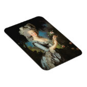 Marie Antoinette met Roos 1783 Magneet (Rechterzijde)