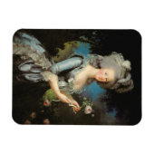 Marie Antoinette met Roos 1783 Magneet (Horizontaal)