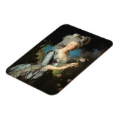 Marie Antoinette met Roos 1783 Magneet (Linkerzijde)