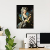 Marie Antoinette met Roos 1783 Poster (Thuiskantoor)