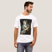 Marie Antoinette met Roos 1783 T-shirt (Voorkant volledig)