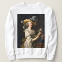 Marie Antoinette met roze sweatshirt