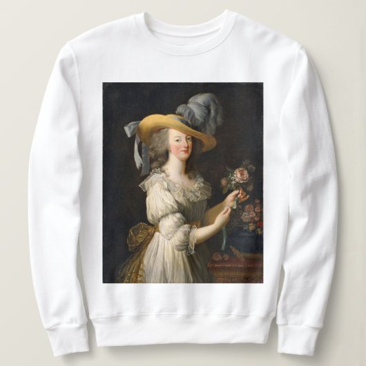 Marie Antoinette met roze sweatshirt (Design voorkant)