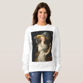 Marie Antoinette met roze sweatshirt (Voorkant volledig)