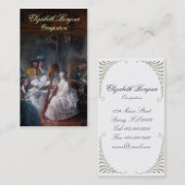 Marie Antoinette Mode ~ Visitekaartje (Voorkant / Achterkant)