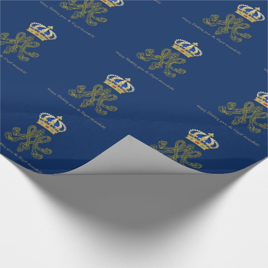 Marie Antoinette Monogram Cadeaupapier (Hoek)