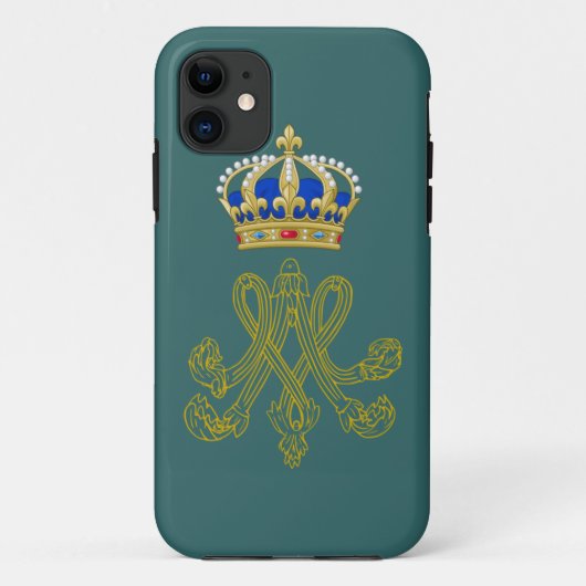 Marie Antoinette Monogram Case-Mate iPhone Case (Achterkant)