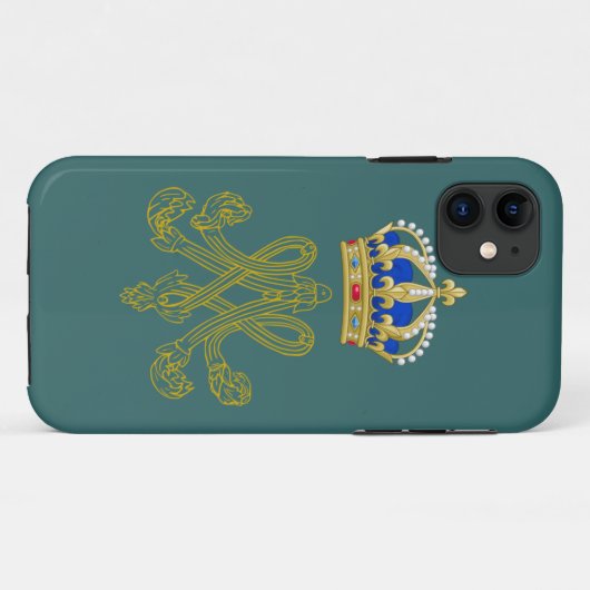 Marie Antoinette Monogram Case-Mate iPhone Case (Achterkant (horizontaal))