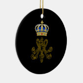 Marie Antoinette Monogram Keramisch Ornament (Rechts)