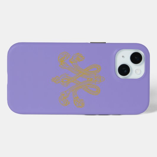 Marie Antoinette Monogram Lavender Case-Mate iPhone Case (Achterkant (horizontaal))