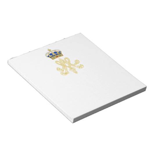 Marie Antoinette Monogram Notitieblok (Schuin)