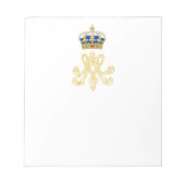 Marie Antoinette Monogram Notitieblok (Voorkant)
