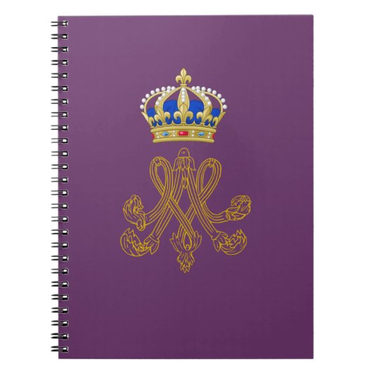 Marie Antoinette Monogram Notitieboek (Voorkant)