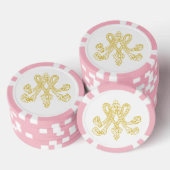Marie Antoinette Monogram Poker Chips (Opstapeling)