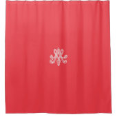 Marie Antoinette – Monogramm – Monogram initial Douchegordijn (Voorkant)