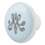 Marie Antoinette – Monogramm – Monogram initial Keramische Knop (Rechts)