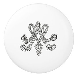 Marie Antoinette – Monogramm – Monogram initial Keramische Knop