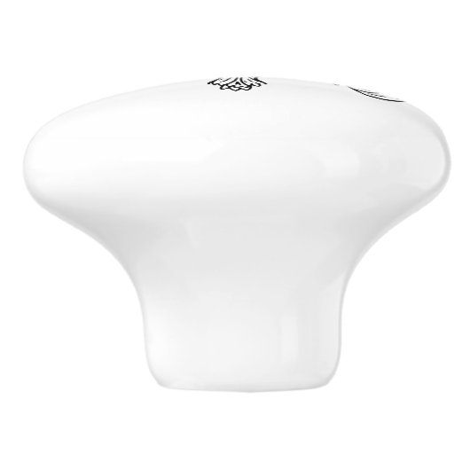 Marie Antoinette – Monogramm – Monogram initial Keramische Knop (Zijkant)