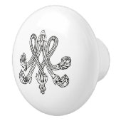Marie Antoinette – Monogramm – Monogram initial Keramische Knop (Rechts)