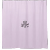 Marie Antoinette Monogramm Monogram initial pastel Douchegordijn (Voorkant)