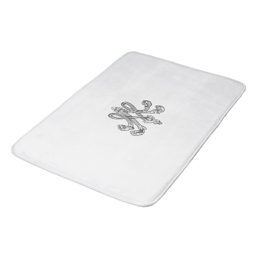 Marie Antoinette – Monogramm – Monogram initials Badmat (Gekanteld)