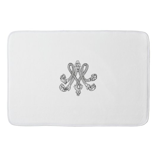 Marie Antoinette – Monogramm – Monogram initials Badmat (Voorkant)