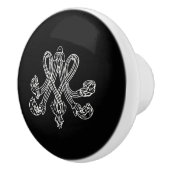 Marie Antoinette – Monogramm – Monogram initials Keramische Knop (Rechts)