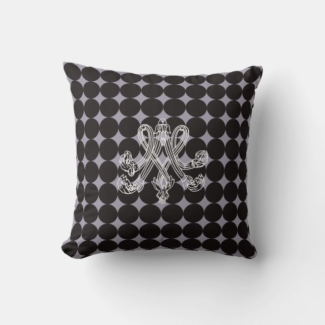 Marie Antoinette – Monogramm – Monogram initials Kussen (Voorkant)