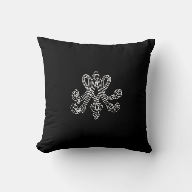 Marie Antoinette – Monogramm – Monogram initials Kussen (Voorkant)