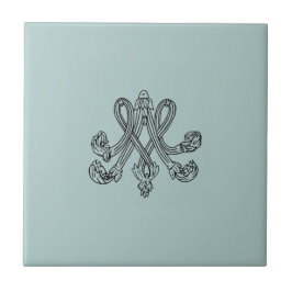 Marie Antoinette – Monogramm – Monogram initials Tegeltje