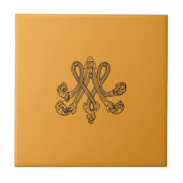 Marie Antoinette – Monogramm – Monogram initials Tegeltje