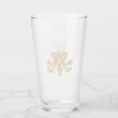 Marie Antoinette – Monogramm – Royal Monogram Glas (Voorkant)