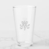 Marie Antoinette – Monogramm – Royal Monogram Glas (Voorkant)