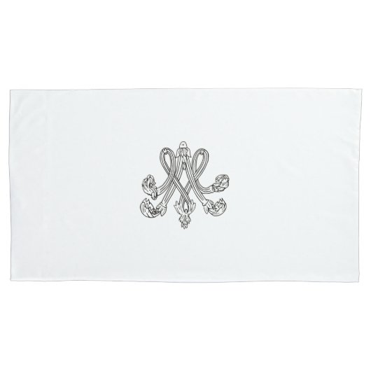 Marie Antoinette – Monogramm – Royal Monogram Kussensloop (Voorkant)