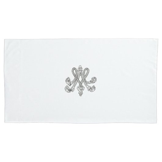 Marie Antoinette - Monogramm - Royal Monogram Kussensloop (Voorkant)