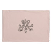 Marie Antoinette – Monogramm – Royal Monogram Kussensloop (Achterkant)