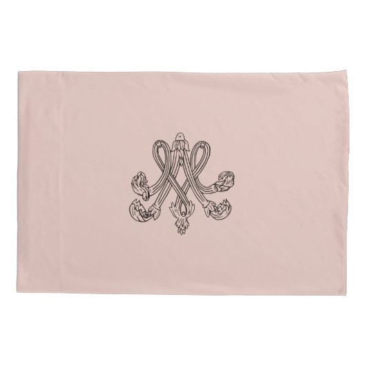 Marie Antoinette – Monogramm – Royal Monogram Kussensloop (Achterkant)