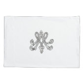Marie Antoinette – Monogramm – Royal Monogram Kussensloop (Achterkant)