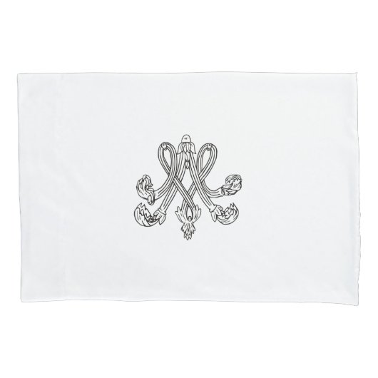 Marie Antoinette – Monogramm – Royal Monogram Kussensloop (Voorkant)